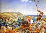 John Edward Brett The Stonebreaker, oil painting artist